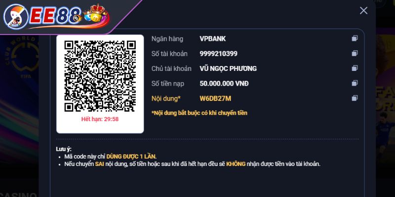 Chuyển khoản ngân hàng nội địa