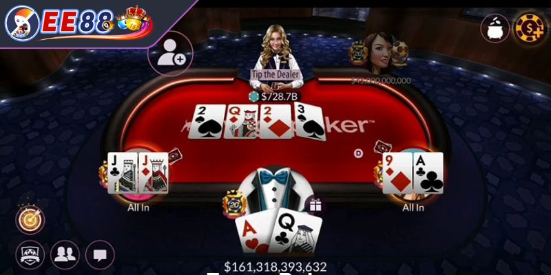 Hướng dẫn cách chơi một ván Poker XOSO66 chi tiết