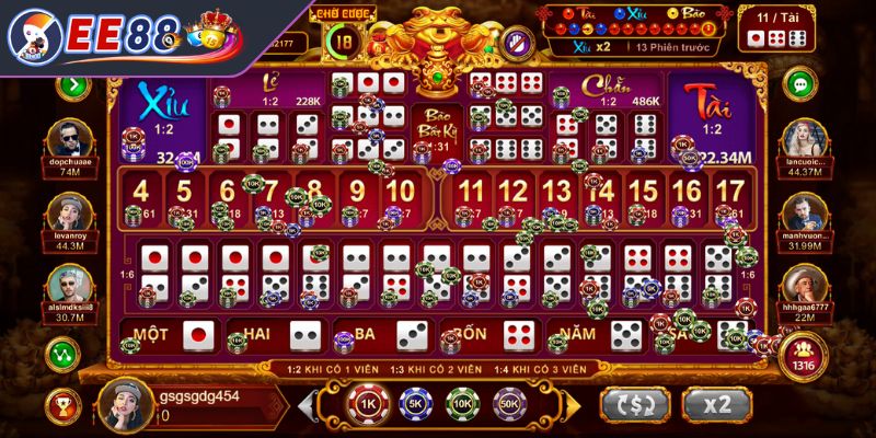 Thông tin cơ bản về game Sicbo XOSO66